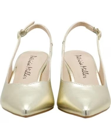 PATRICIA MILLER PATRICIA MILLER 5532F GOLD MID-HEEL SLINGBACK SHOES ORO