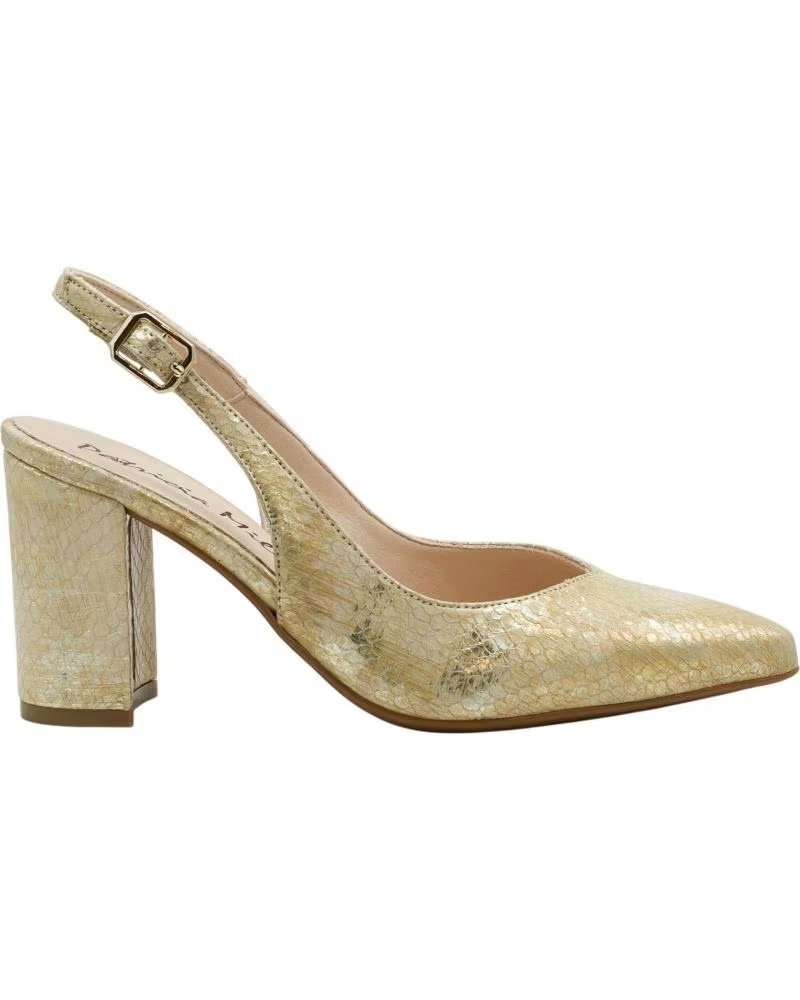 PATRICIA MILLER SLINGBACK HIGH HEELS WITH POINTED TOE ORO