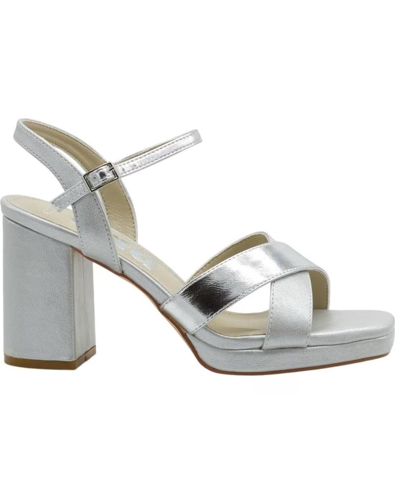 DANGELA SANDALES À TALONS BLOCS AVEC BRIDES CROISÉES DANGELA ANGELA DDN30591 PLATA