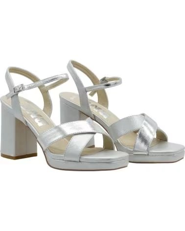 DANGELA SANDALES À TALONS BLOCS AVEC BRIDES CROISÉES DANGELA ANGELA DDN30591 PLATA