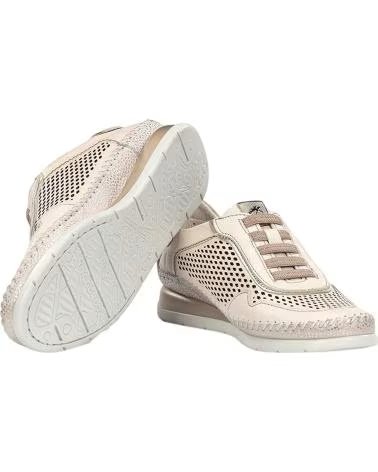 FLUCHOS FLUCHOS F2143 SNEAKER MIT LOCHMUSTER BEIGE