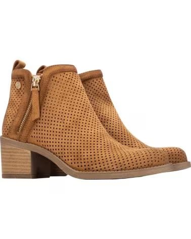 XTI STIEFELETTEN 145035 MIT SEITLICHEM DETAIL UND BLOCKABSATZ BEIGE