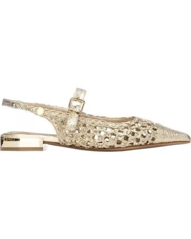 XTI SAPATO SLINGBACK COM CORTE A LASER E FIVELA ORO