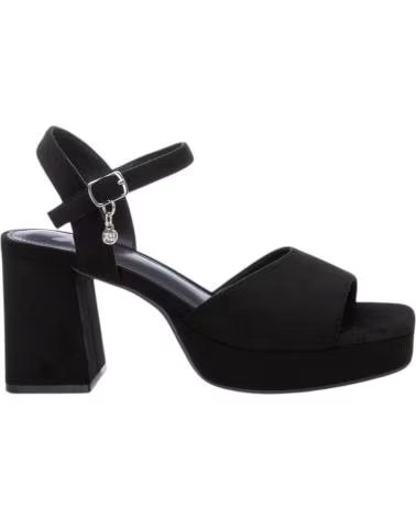 XTI SANDALI CON TACCO A BLOCCO XTI 141471 NEGRO