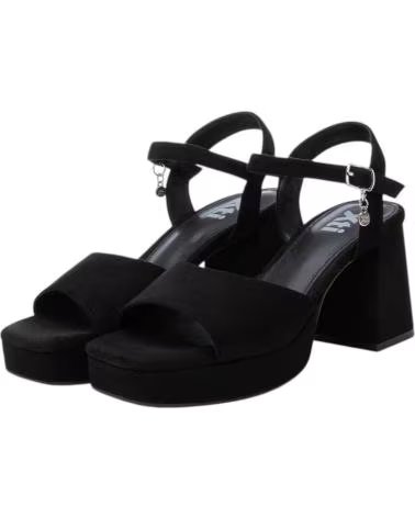 XTI SANDALI CON TACCO A BLOCCO XTI 141471 NEGRO