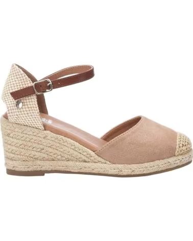 XTI SANDÁLIA DE CUNHA COM FECHO DE FIVELA BEIGE