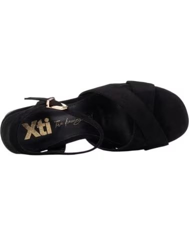 XTI SANDALIA DE TACÓN XTI 145288 CON TIRAS CRUZADAS NEGRO