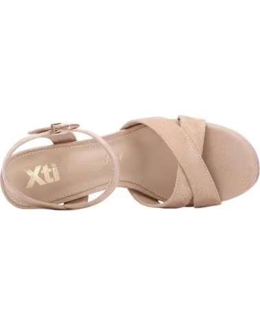 XTI SANDALO CON TACCO XTI 145288 CON PLATEAU BEIGE