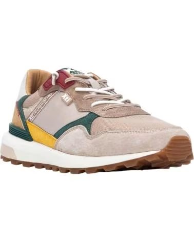 XTI SPORTSCHUHE MIT WILDLEDEREINSÄTZEN UND KONTRASTDETAILS MARINO