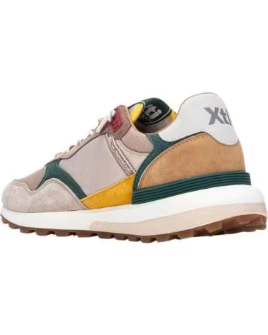XTI SPORTSCHUHE MIT WILDLEDEREINSÄTZEN UND KONTRASTDETAILS MARINO
