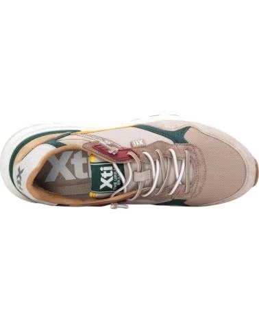 XTI SPORTSCHUHE MIT WILDLEDEREINSÄTZEN UND KONTRASTDETAILS MARINO