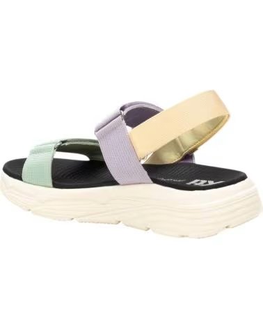XTI MEHRFARBIGE PLATEAU-SANDALEN MIT KLETTVERSCHLUSS 144073 AZUL