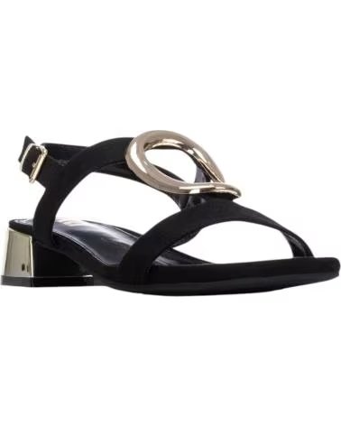 XTI SANDALE 145493 À TALON GÉOMÉTRIQUE NEGRO