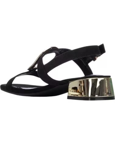 XTI SANDALE 145493 À TALON GÉOMÉTRIQUE NEGRO