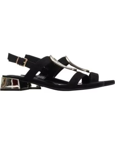 XTI SANDALE 145493 À TALON GÉOMÉTRIQUE NEGRO
