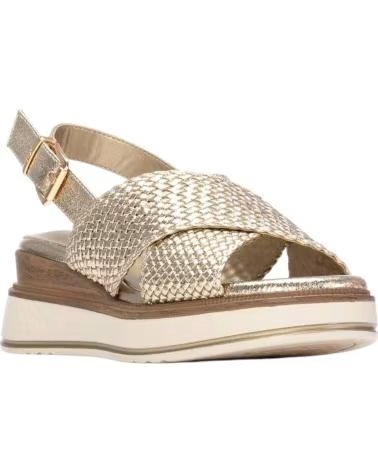 XTI SANDÁLIA DE PLATAFORMA COM TIRAS CRUZADAS XTI 145252 ORO