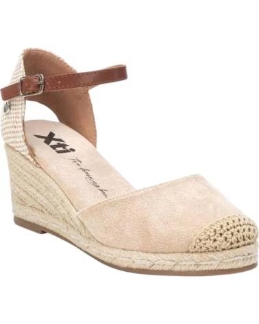 XTI KEIL-ESPADRILLES MIT KNÖCHELRIEMEN XTI 140746 ORO