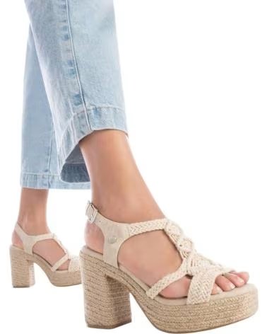 XTI SANDALE PLATEFORME TALON BLOC EFFET SPARTE HIELO