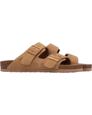 XTI DOUBLE BUCKLE SANDAL 145384 CAMEL