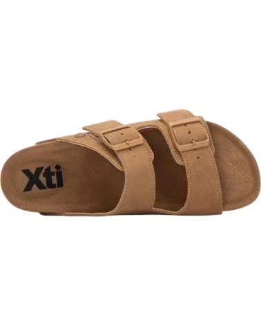 XTI DOUBLE BUCKLE SANDAL 145384 CAMEL