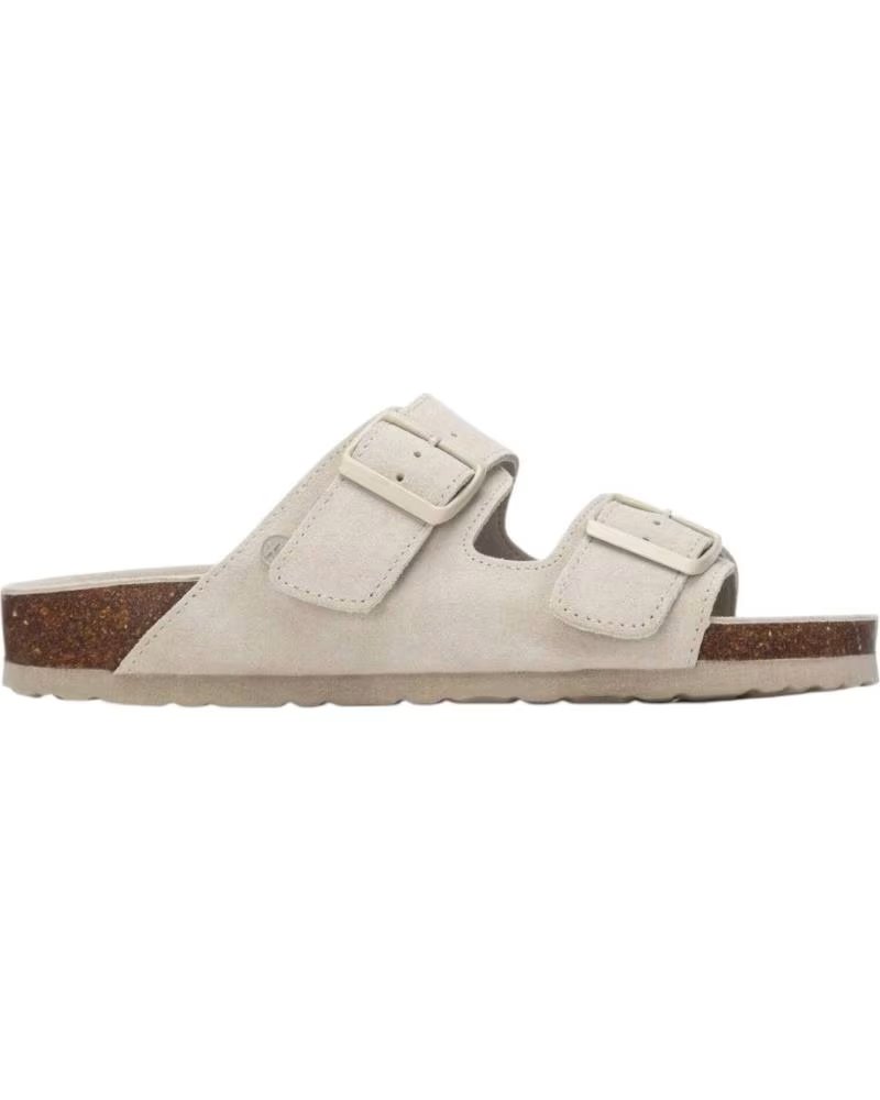 XTI SANDALIAS DOBLE HEBILLA ANATÓMICAS GRIS