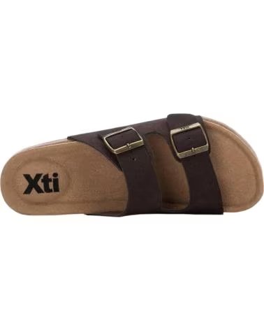 XTI SANDALIA BIO DOBLE HEBILLA 145723 MARRóN