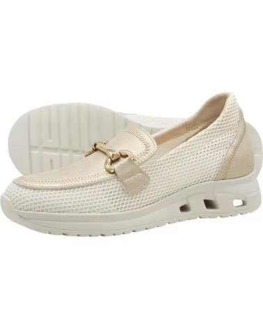 AMARPIES PLATEAU-LOAFER MIT METALLSCHNALLE ORO