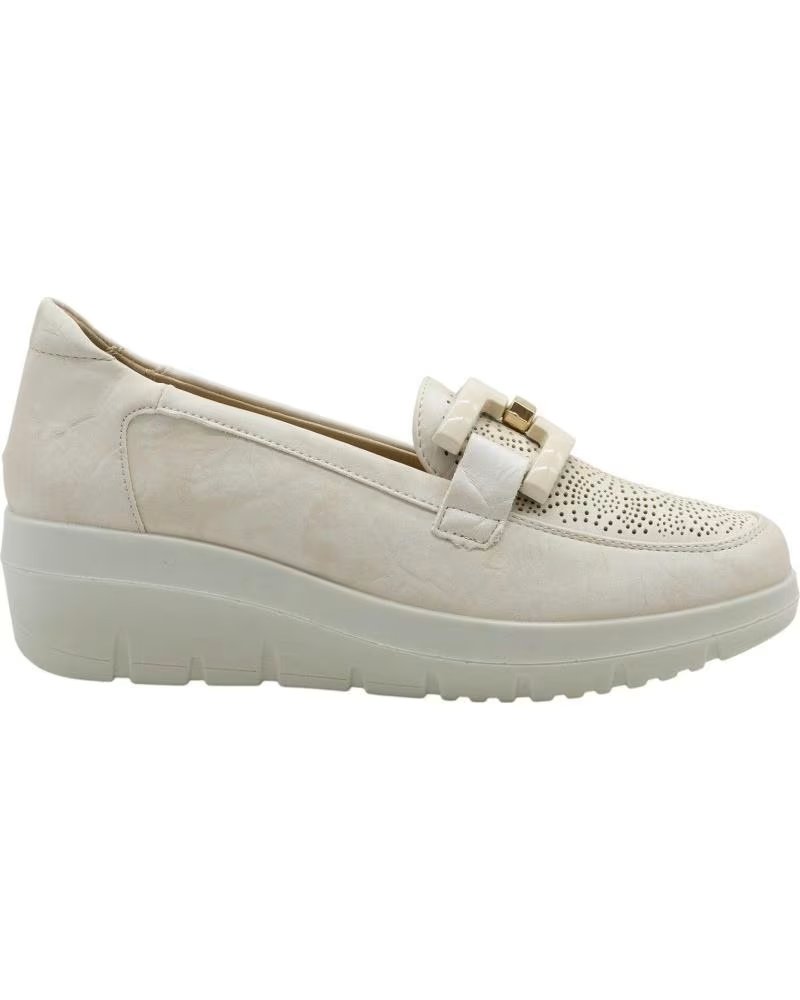 MYSOFT WEDGE LOAFERS WITH CHAIN DETAIL MYSOFT BEIGE