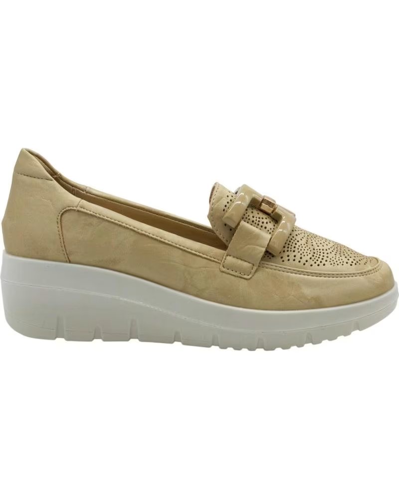 MYSOFT LOAFERS 26M315 WITH PLATFORM BEIGE