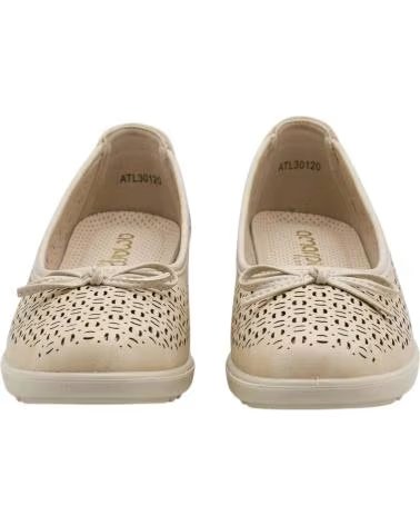 AMARPIES KEIL-BALLERINAS MIT LOCHMUSTER ATL30120 ORO