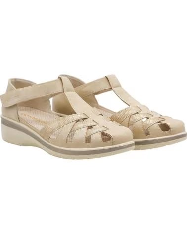AMARPIES CLOSED-TOE HUARACHE-STYLE SANDAL WITH VELCRO STRAP MODEL AMD30029 CAMEL
