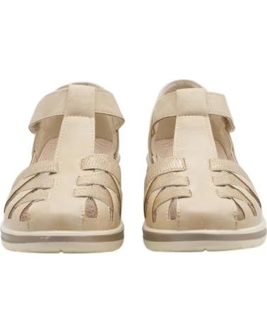 AMARPIES CLOSED-TOE HUARACHE-STYLE SANDAL WITH VELCRO STRAP MODEL AMD30029 CAMEL