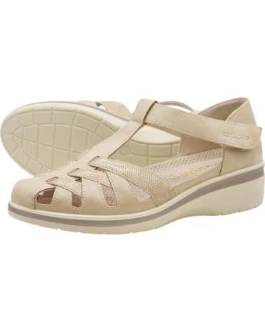 AMARPIES CLOSED-TOE HUARACHE-STYLE SANDAL WITH VELCRO STRAP MODEL AMD30029 CAMEL