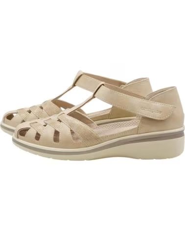 AMARPIES CLOSED-TOE HUARACHE-STYLE SANDAL WITH VELCRO STRAP MODEL AMD30029 CAMEL