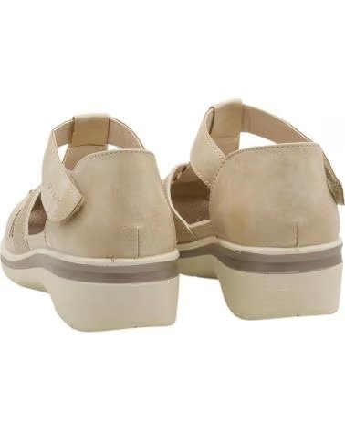 AMARPIES CLOSED-TOE HUARACHE-STYLE SANDAL WITH VELCRO STRAP MODEL AMD30029 CAMEL