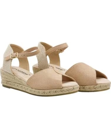 AMARPIES AMARPIES ACX28503 ESPARTO WEDGE SANDAL BEIGE