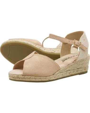 AMARPIES AMARPIES ACX28503 ESPARTO WEDGE SANDAL BEIGE