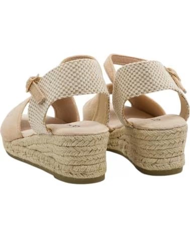 AMARPIES AMARPIES ACX28503 ESPARTO WEDGE SANDAL BEIGE