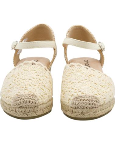 AMARPIES ALPARGATAS CUÑA MEDIA CON CIERRE DE HEBILLA BEIGE