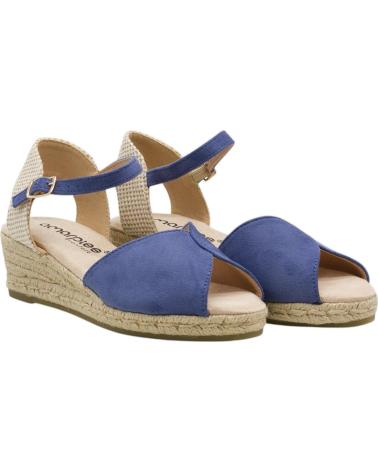 AMARPIES SANDALIA CUÑA ESPARTO ACX28503 AZUL