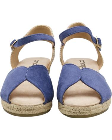 AMARPIES SANDALIA CUÑA ESPARTO ACX28503 AZUL