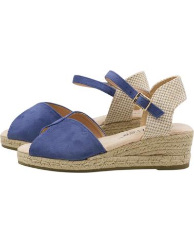 AMARPIES SANDALIA CUÑA ESPARTO ACX28503 AZUL
