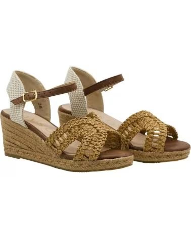 MYSOFT ESPARTO-KEILSANDALE MYSOFT 26M116 CAMEL CAMEL