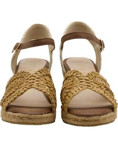 MYSOFT ESPARTO-KEILSANDALE MYSOFT 26M116 CAMEL CAMEL