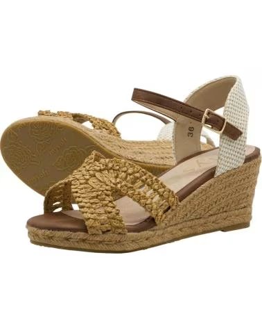 MYSOFT ESPARTO-KEILSANDALE MYSOFT 26M116 CAMEL CAMEL