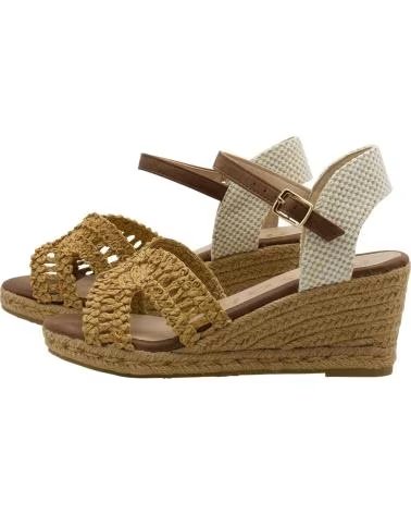 MYSOFT ESPARTO-KEILSANDALE MYSOFT 26M116 CAMEL CAMEL