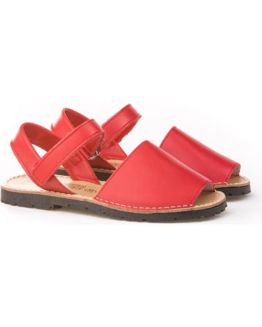 Sandálias de Menina e Menino ANGELITOS AVARCA PIEL 202 ROJO