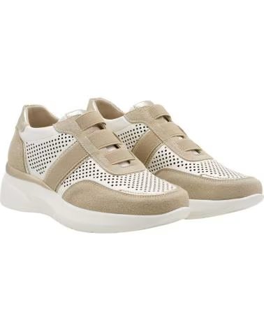AMARPIES LÄSSIGE SNEAKER AMD30260 MIT PERFORIERTEN EINSÄTZEN CAMEL