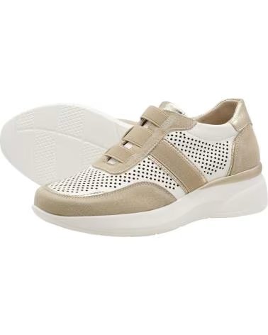 AMARPIES LÄSSIGE SNEAKER AMD30260 MIT PERFORIERTEN EINSÄTZEN CAMEL