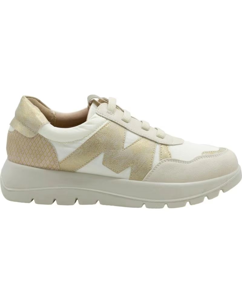 MYSOFT 26M264 SNEAKERS WITH METALLIC PANELS ORO
